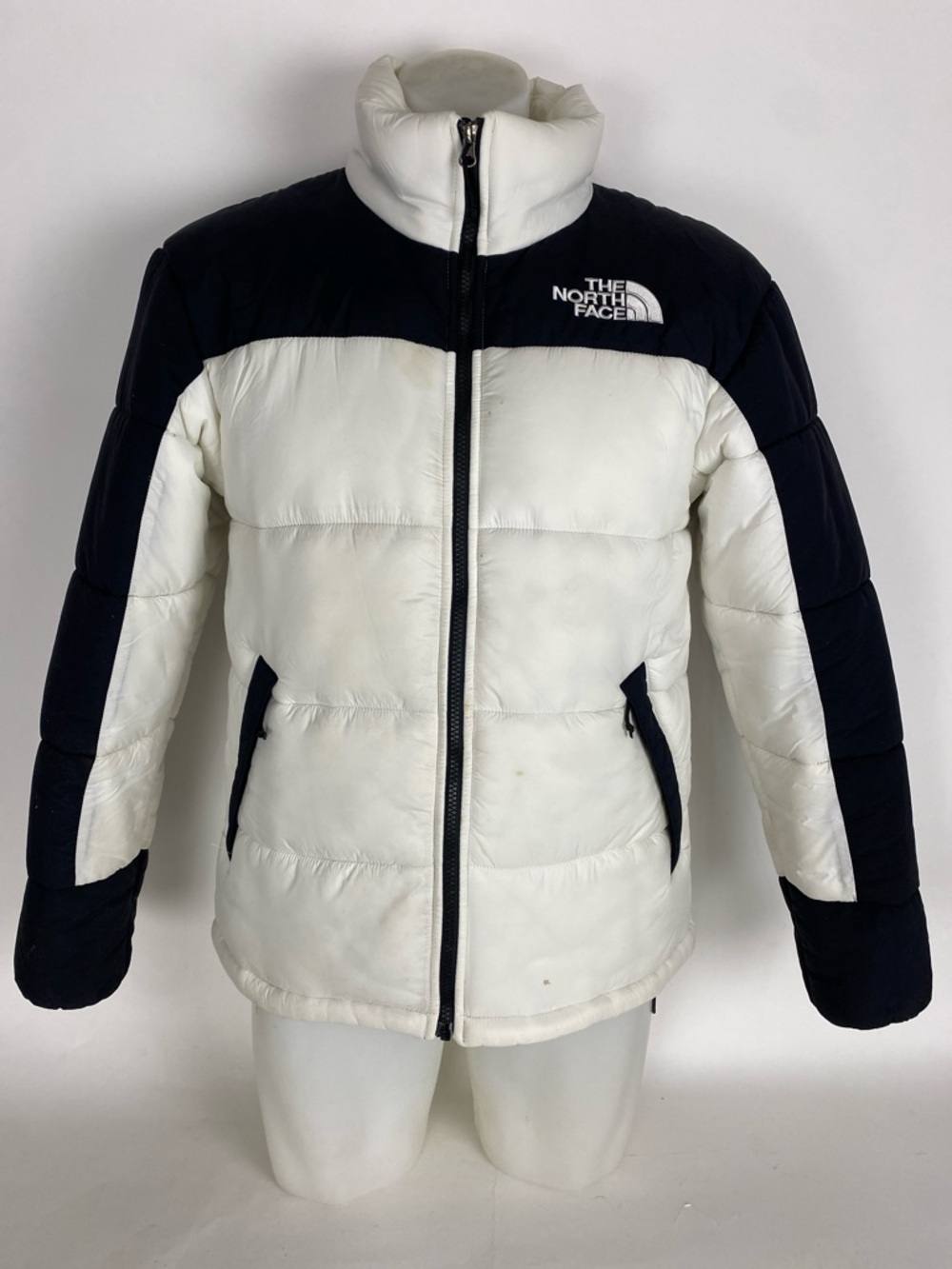 The North Face Puffer Jacket White Black Men’s Size Small